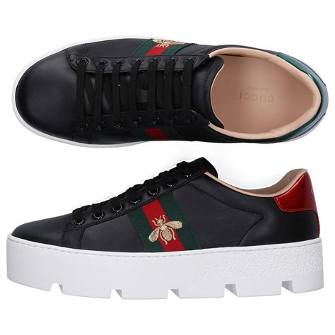 gucci sneakers all black low tops 2017|gucci low top sneakers women's.